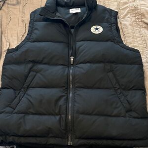 Converse Black Quilted Vest